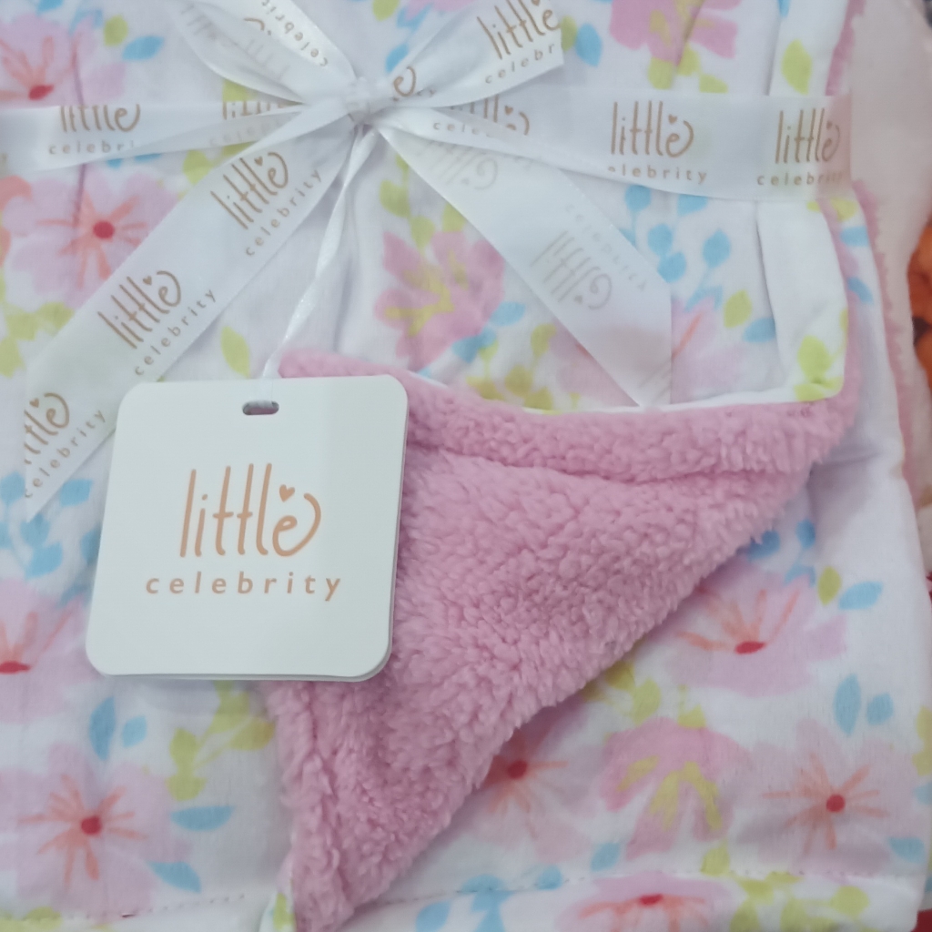 Little Celebrity Floral Baby Blanket